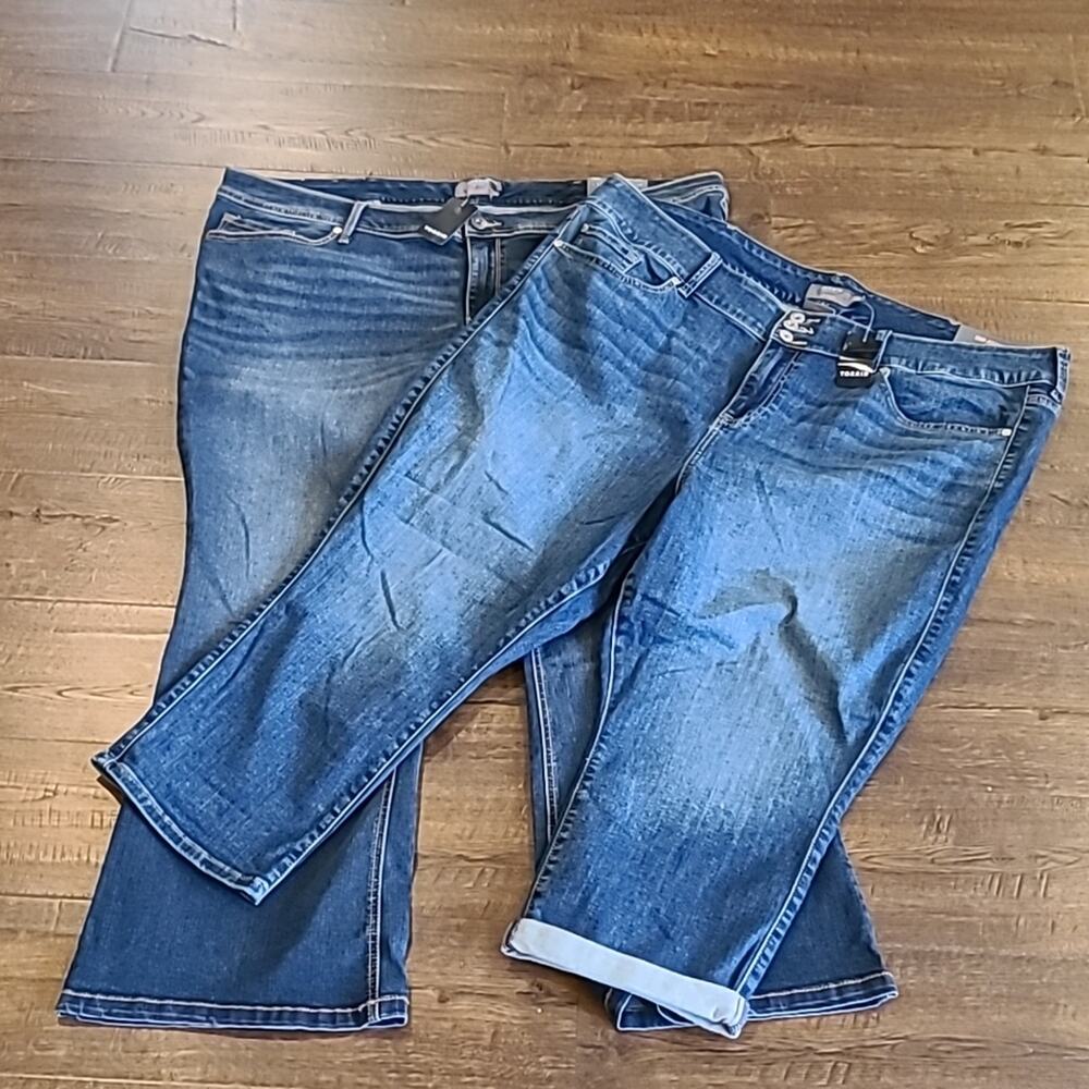 NWT TORRID Crop Jegging Luxe Slim Bootcut Jeans Bundle  26